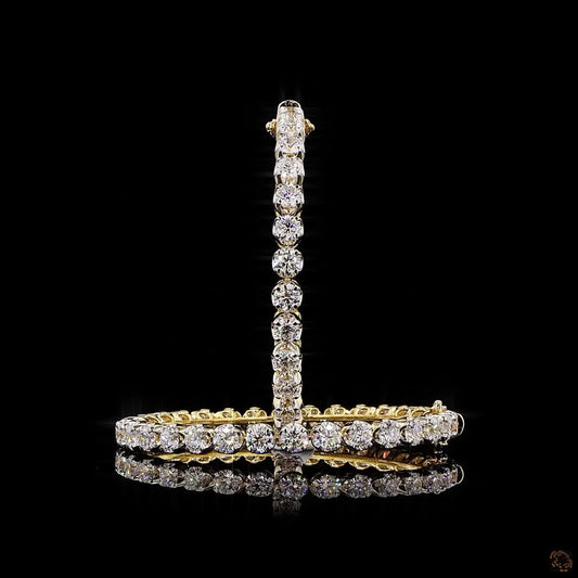 Solitaire - Full Eternity Round Brilliant Diamond Bangles