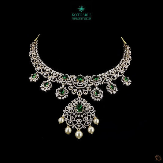 Emerald & Ruby Diamond Necklace