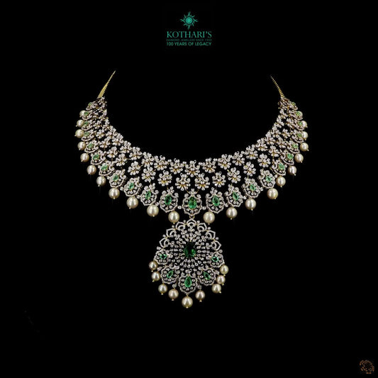 Emerald & Ruby Diamond Necklace