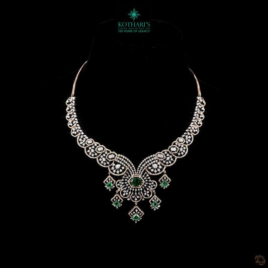 Emerald & Ruby Diamond Necklace