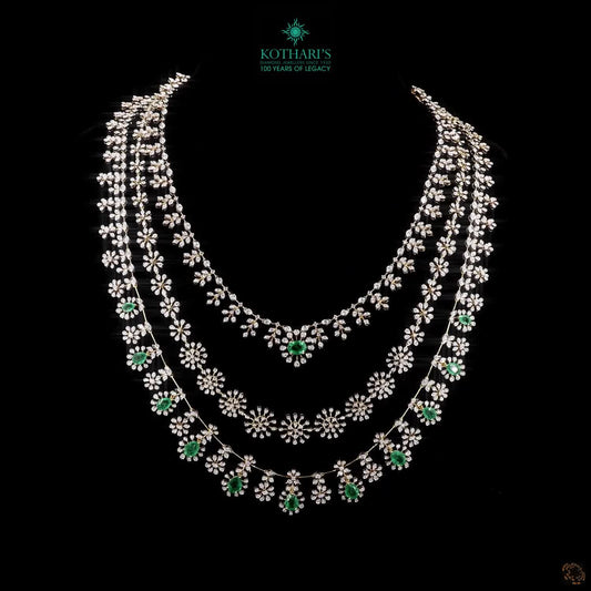 Emerald Diamond Necklace