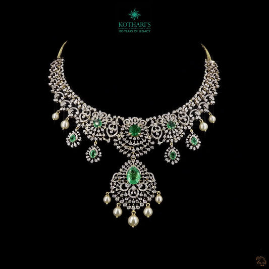 Emerald & Ruby Diamond Necklace