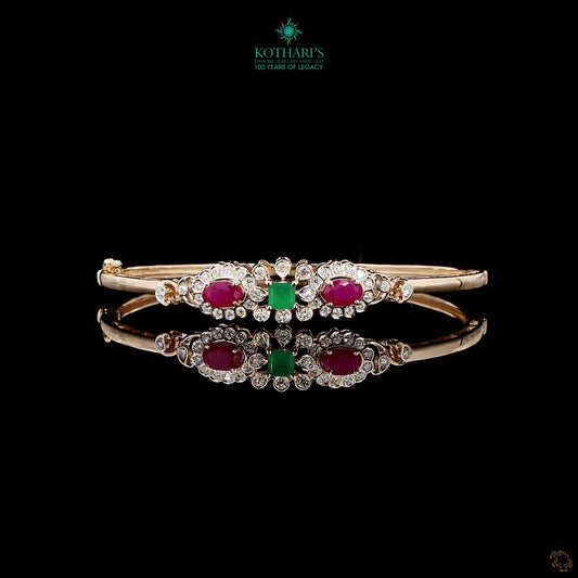 Emerald & Ruby Diamond Bracelet