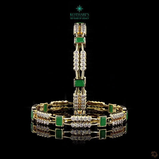 Emerald Diamond Bangles
