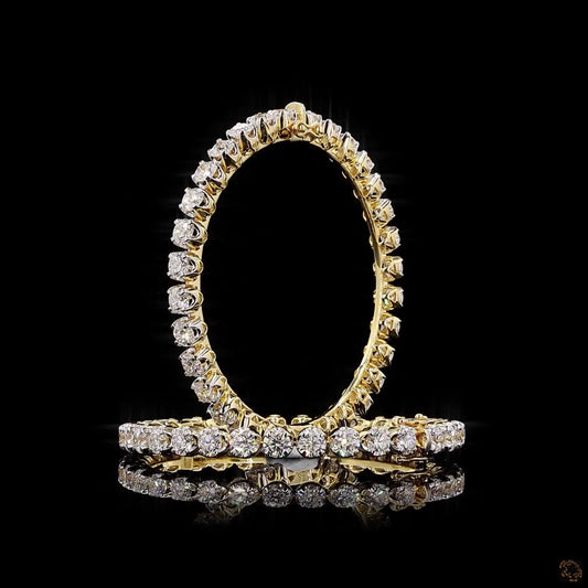 Solitaire - Full Eternity Round Brilliant Diamond Bangles