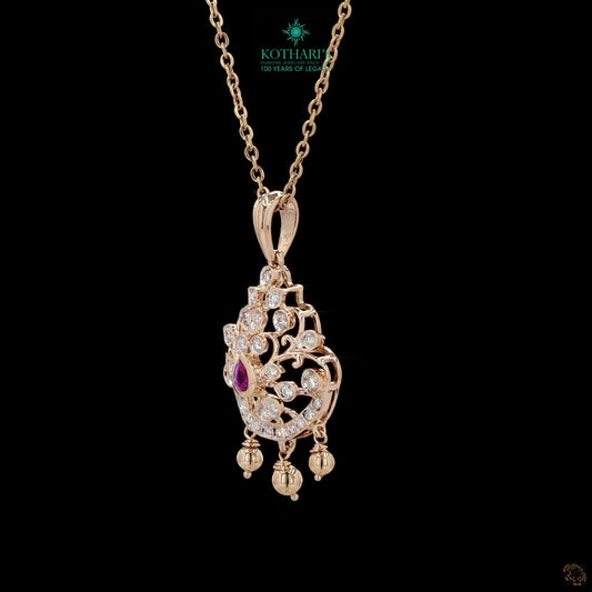 Ruby Diamond Pendant