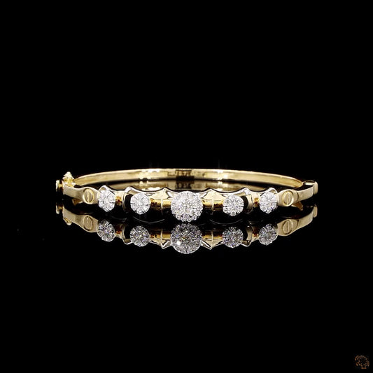 Diamond Bracelet in 18KT Yellow Gold