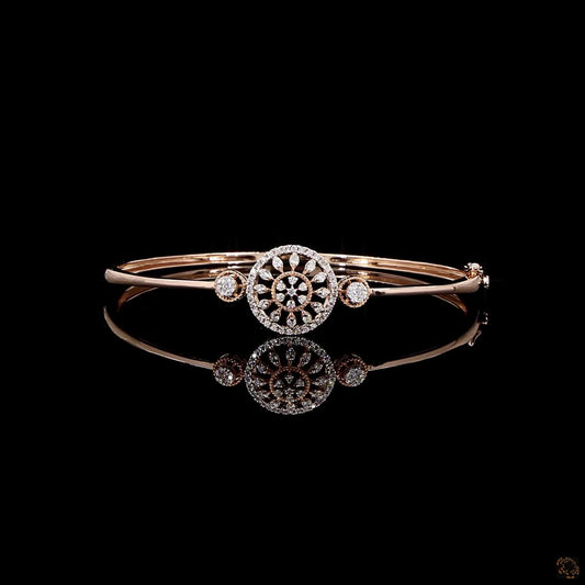 Diamond Bracelet in 18KT Rose Gold