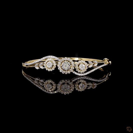 Diamond Bracelet in 18KT Yellow Gold
