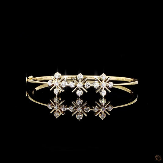 Diamond Bracelet in 18KT Yellow Gold