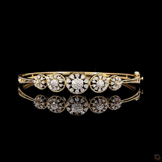 Diamond Bracelet in 18KT Yellow Gold