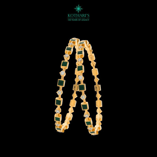 Emerald Diamond Bangles