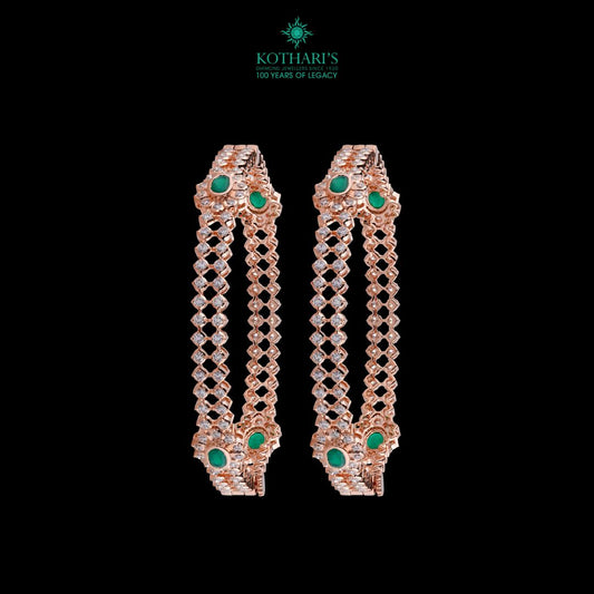 Emerald Diamond Bangles