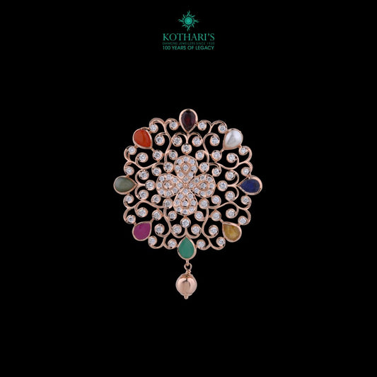 Navratna Diamond Pendant