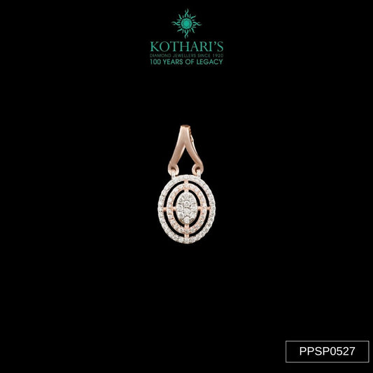 Diamond Pendant Set in 14KT Yellow Gold