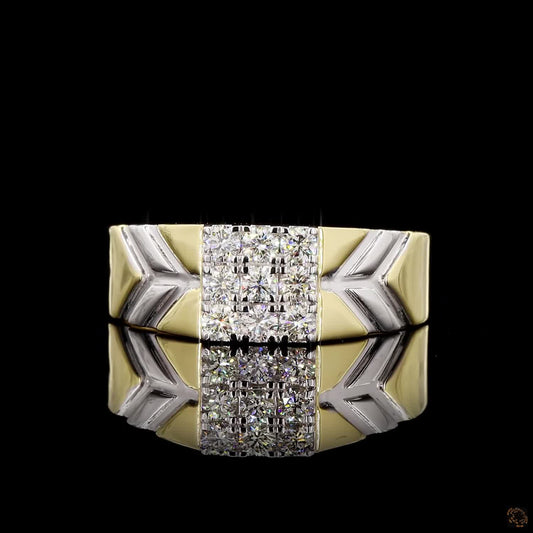 Diamond Ring in 18KT Yellow Gold