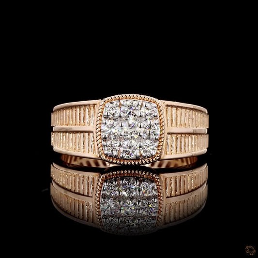 Diamond Ring in 18KT Yellow Gold