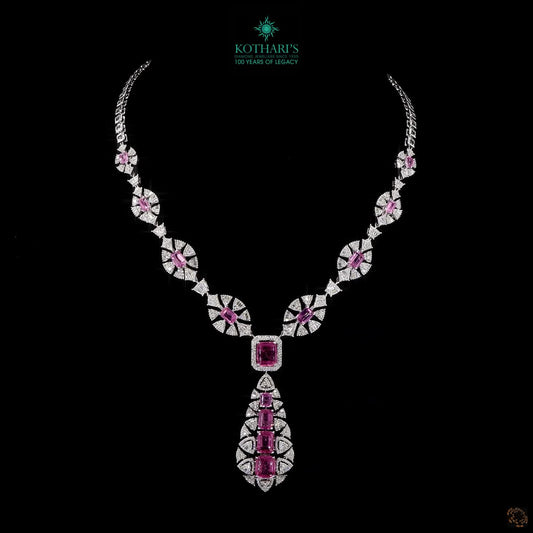 Ruby Diamond Necklace