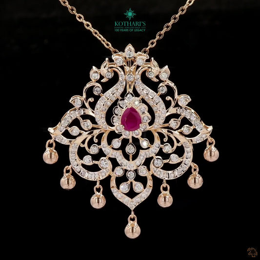Ruby Diamond Pendant
