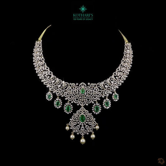 Emerald & Ruby Diamond Necklace