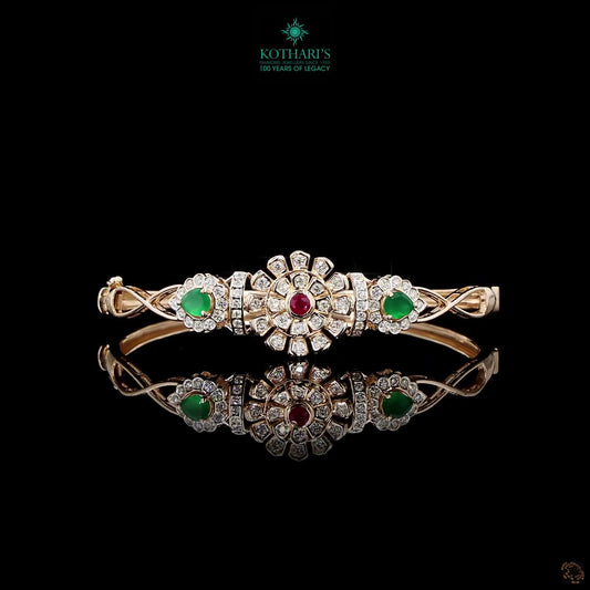 Emerald & Ruby Diamond Bracelet