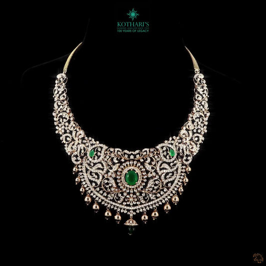 Emerald Diamond Necklace