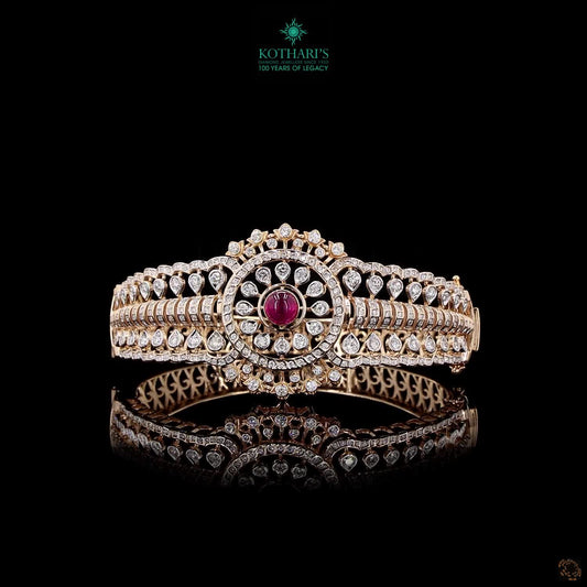 Ruby Diamond Bracelet in 18KT Rose Gold