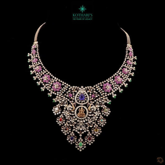 Emerald & Ruby Diamond Necklace
