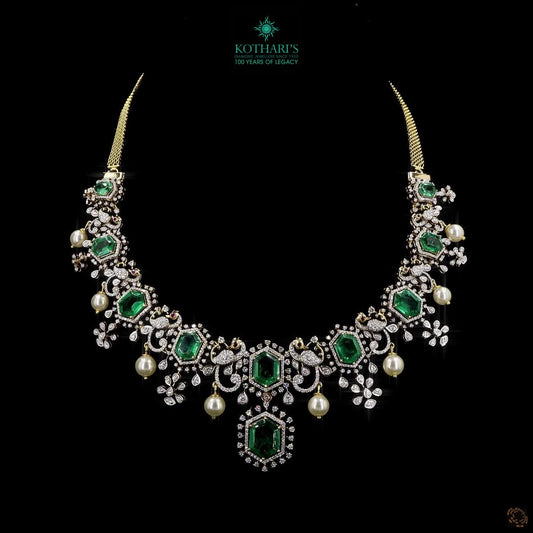 Emerald & Ruby Diamond Necklace