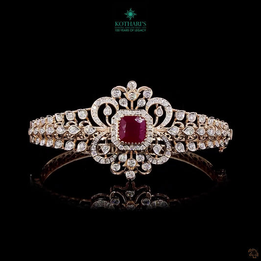 Ruby Diamond Bracelet in 18KT Rose Gold