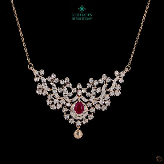 Ruby Diamond Pendant