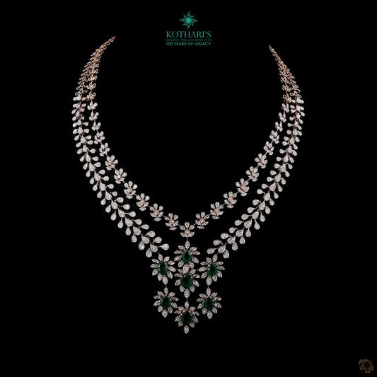 Emerald Diamond Necklace
