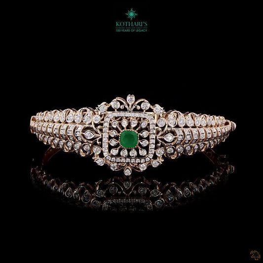Emerald Diamond Bracelet in 18KT Rose Gold