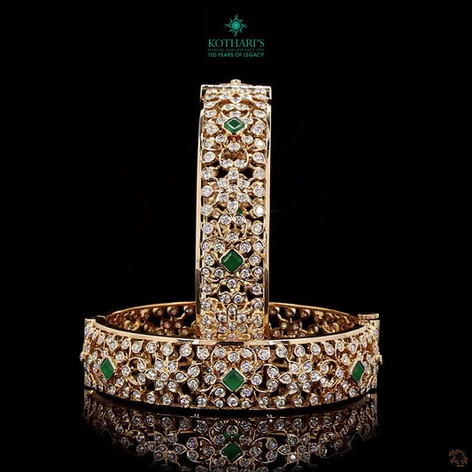 Emerald Diamond Bangles