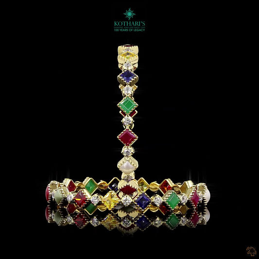 Navratna Stone Diamond Bangles