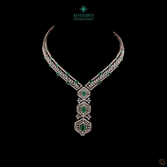 Emerald Diamond Necklace