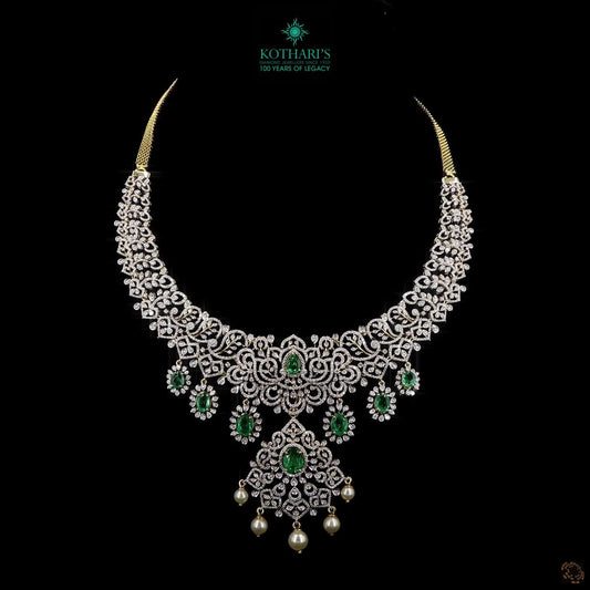 Emerald & Ruby Diamond Necklace