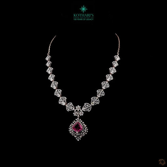 Pink Diamond Necklace