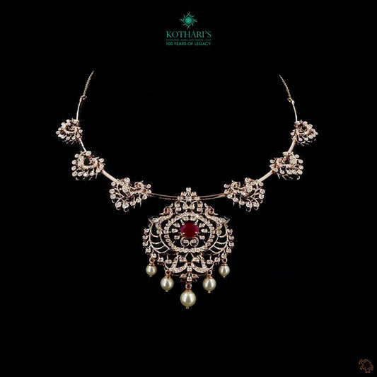 Emerald & Ruby Diamond Necklace