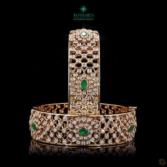 Emerald Diamond Bangles