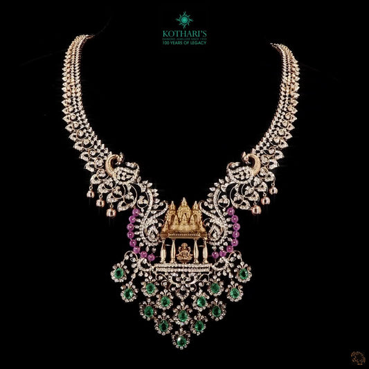 Emerald & Ruby Diamond Necklace