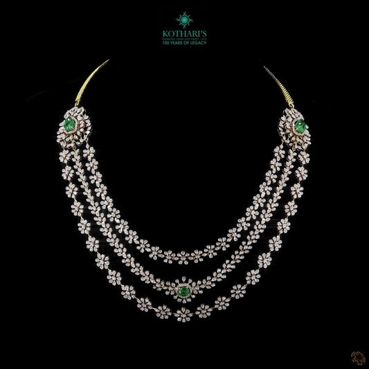 Emerald & Ruby Diamond Necklace