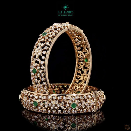 Emerald Diamond Bangles