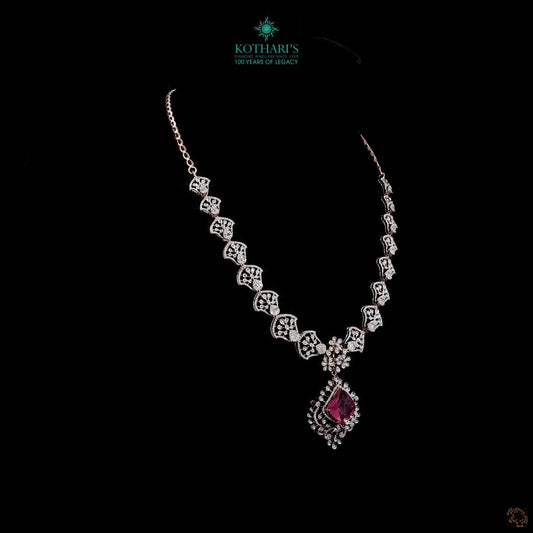 Pink Diamond Necklace