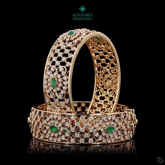 Emerald Diamond Bangles
