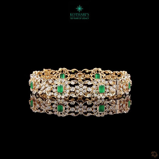 Emerald Diamond Bangles