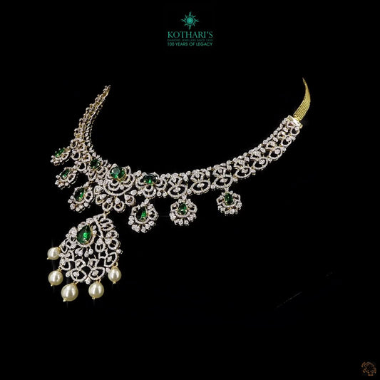 Emerald & Ruby Diamond Necklace