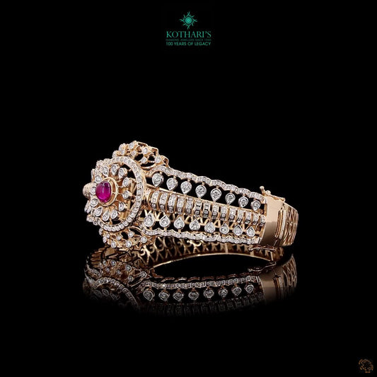 Ruby Diamond Bracelet in 18KT Rose Gold