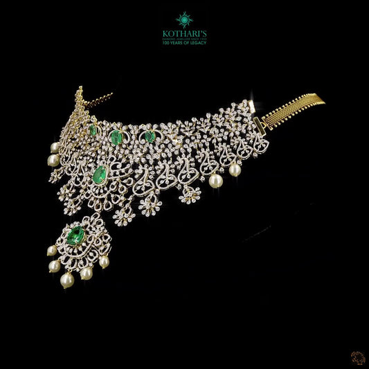 Emerald & Ruby Diamond Necklace