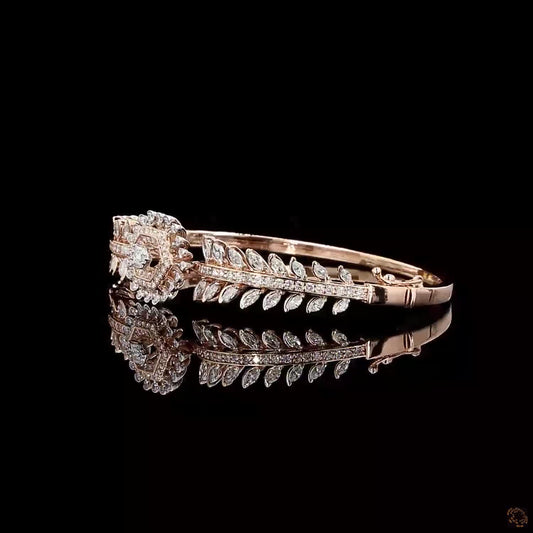 Hexagon Marquise Diamond Bracelet